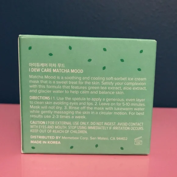 I Dew Care- Matcha Mood and Cake My Day Masks 💕 - Picture 3 of 6